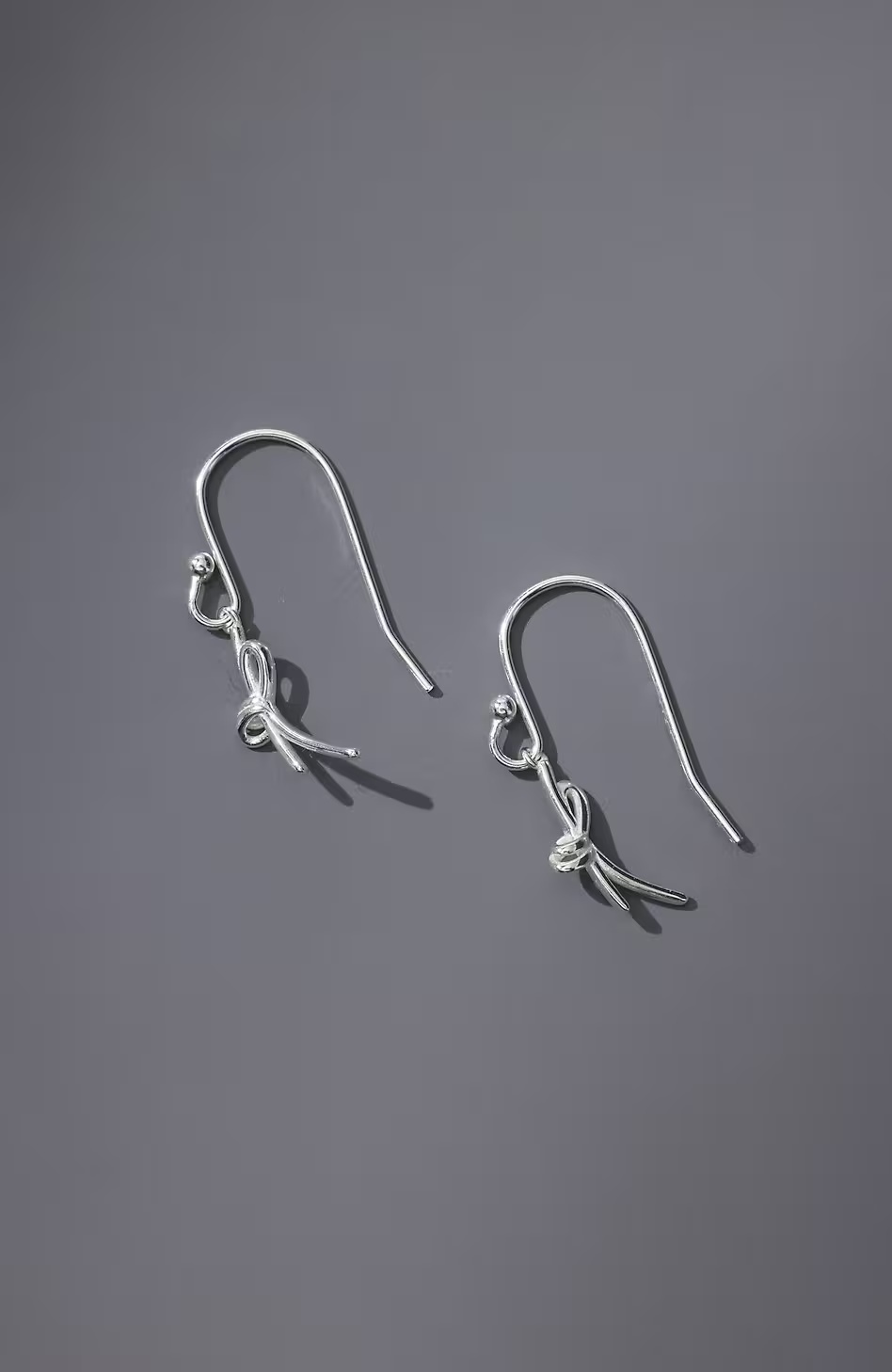 Sterling Silver Bow Earrings