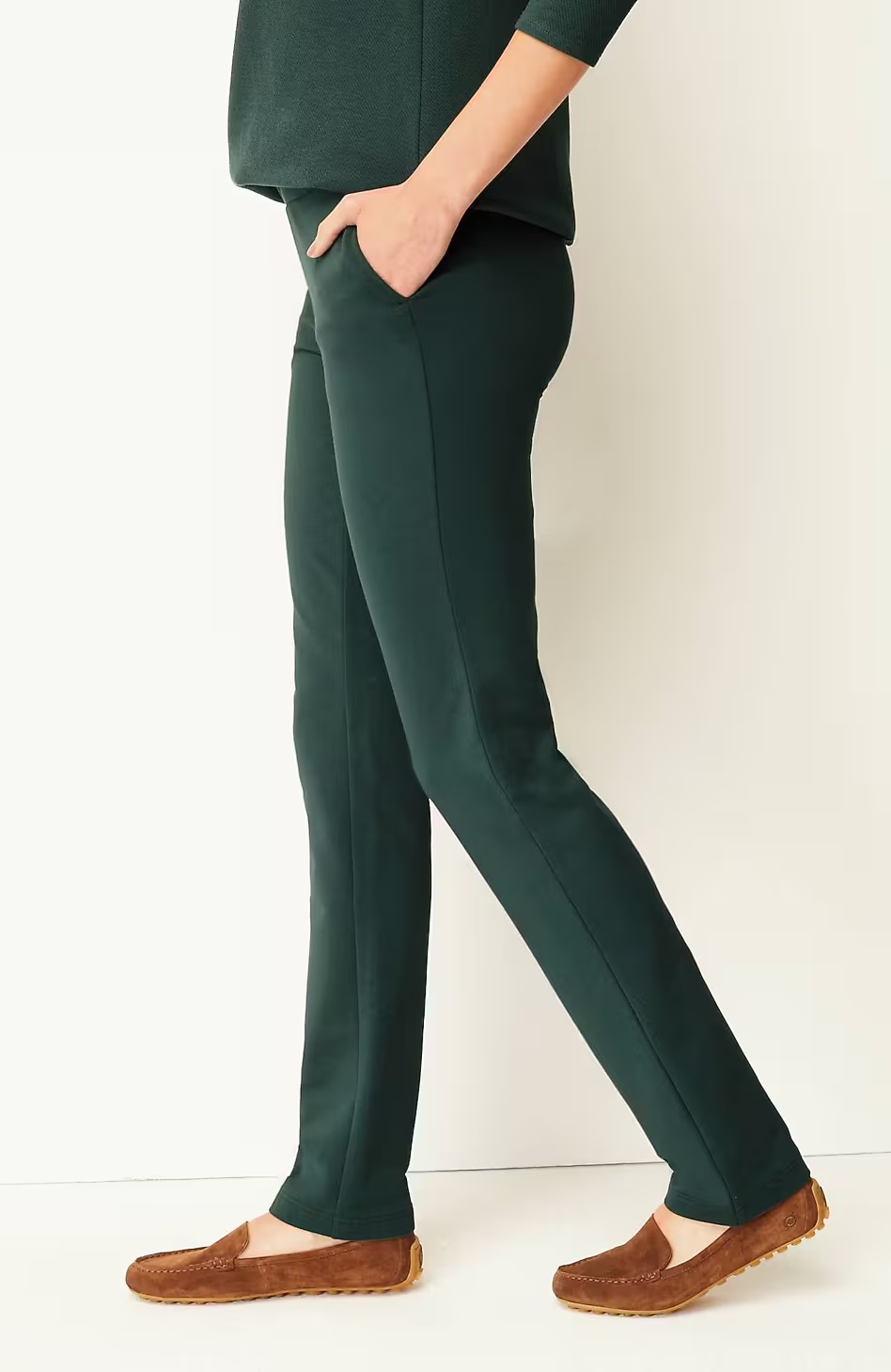 pure jill affinity slim-leg pants