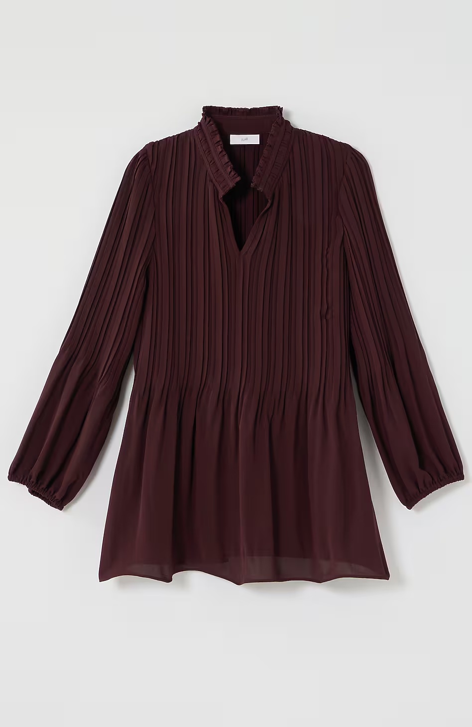 12869-Pleated-Ruffle-Neck-Top-5.jpg Pleated Ruffle-Neck Top