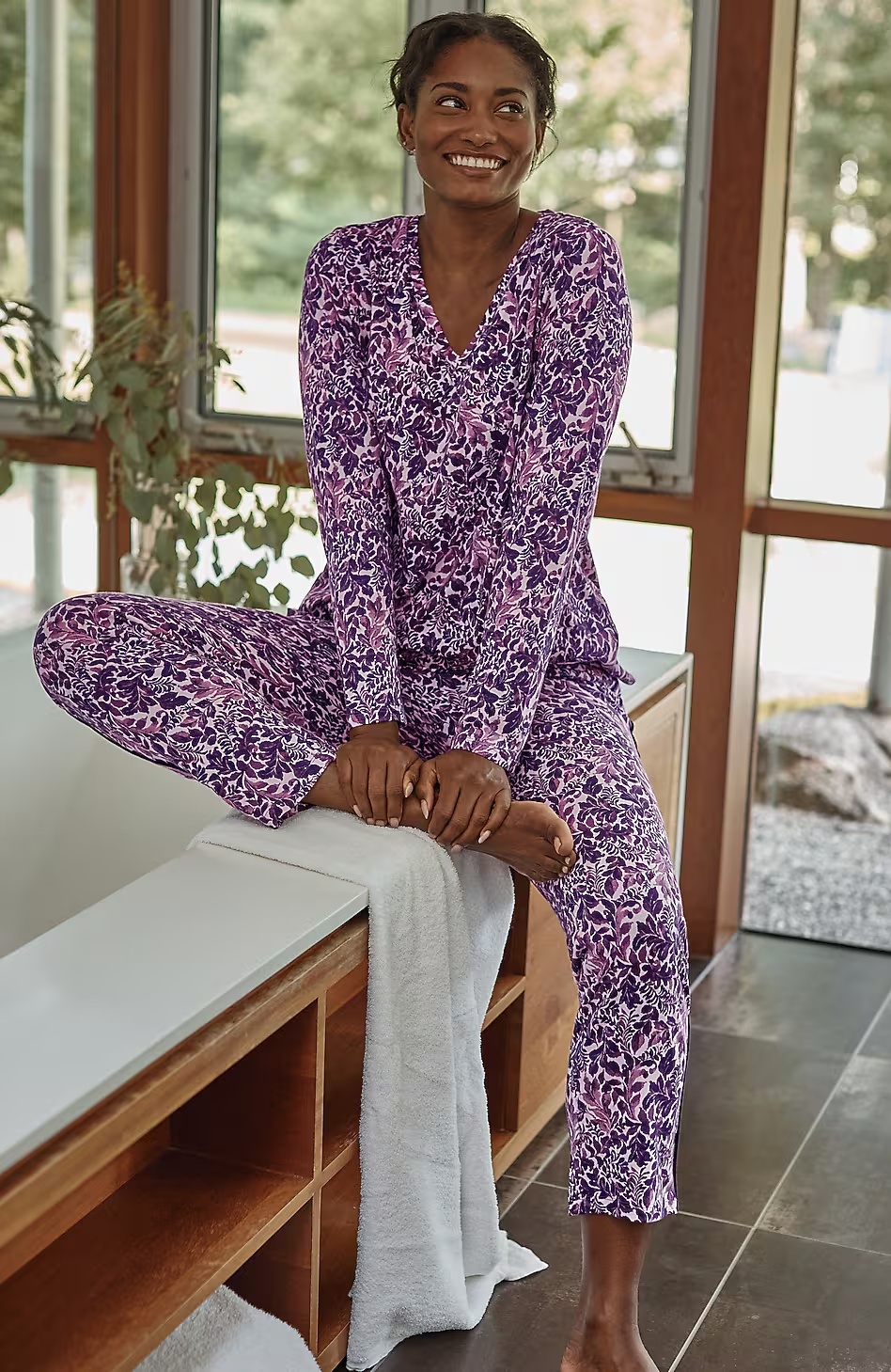 Sleep Ultrasoft Piped Top