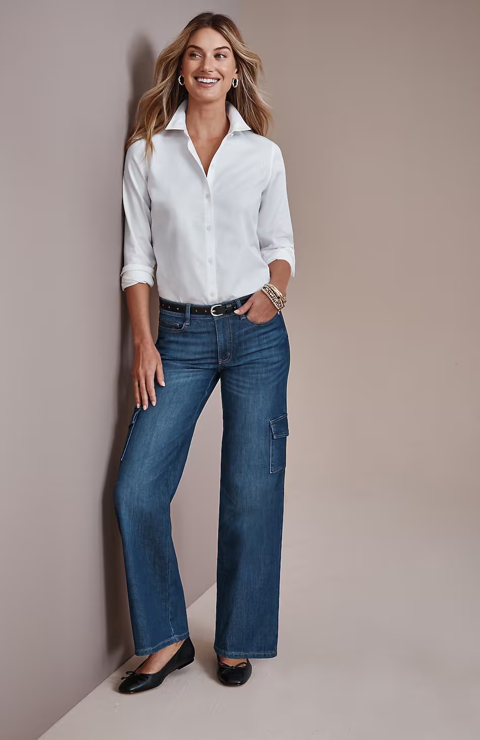 Lightweight Cargo Jeans