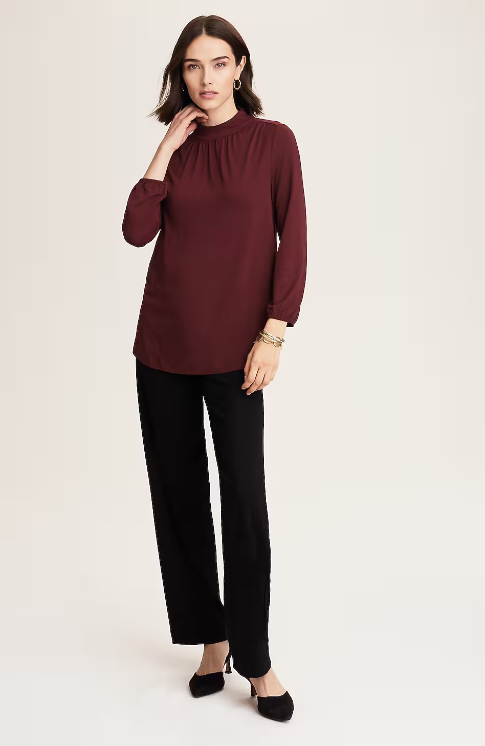 14254-Wearever-A-Line-Shirred-Top-4.jpg Wearever A-Line Shirred Top