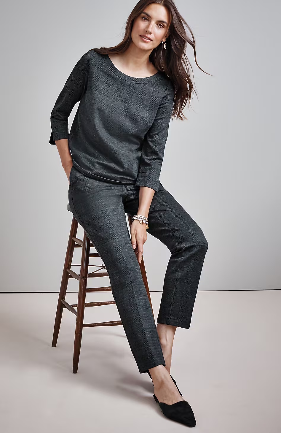 14953-Wearever-Polished-Knit-Slim-Leg-Trousers-12.jpg Wearever Polished-Knit Slim-Leg Trousers