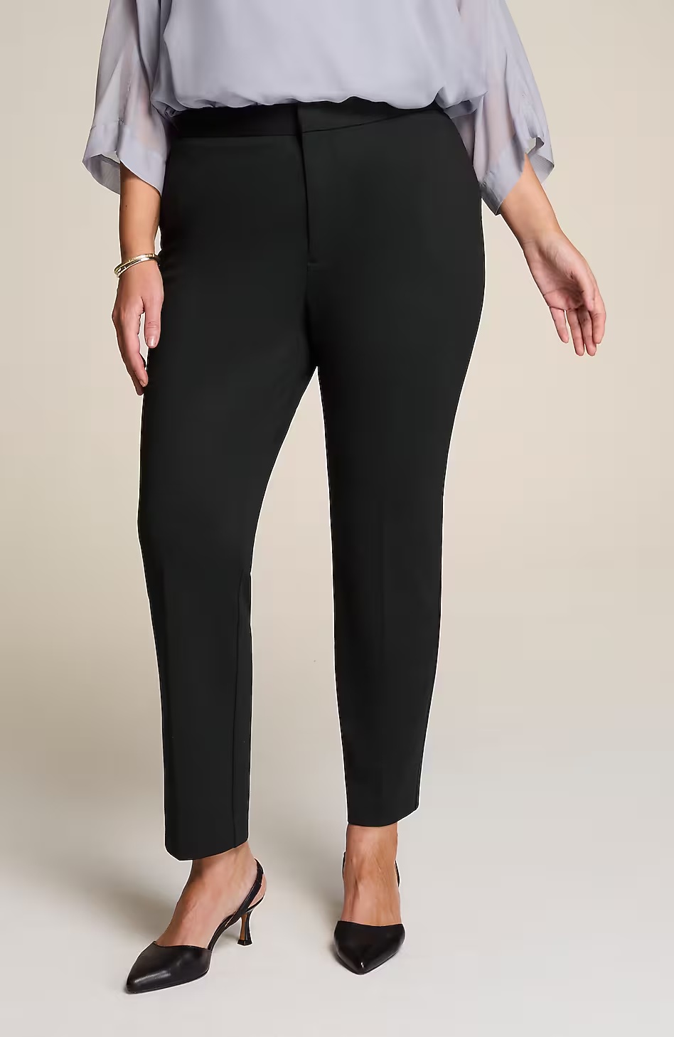 14953-Wearever-Polished-Knit-Slim-Leg-Trousers-5.jpg Wearever Polished-Knit Slim-Leg Trousers