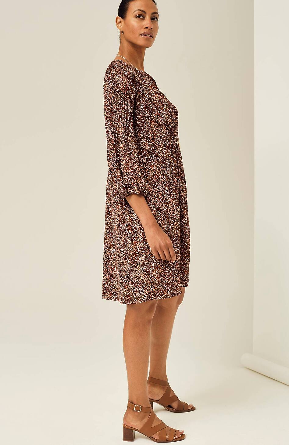 Wearever Sunburst-Pleated Dress