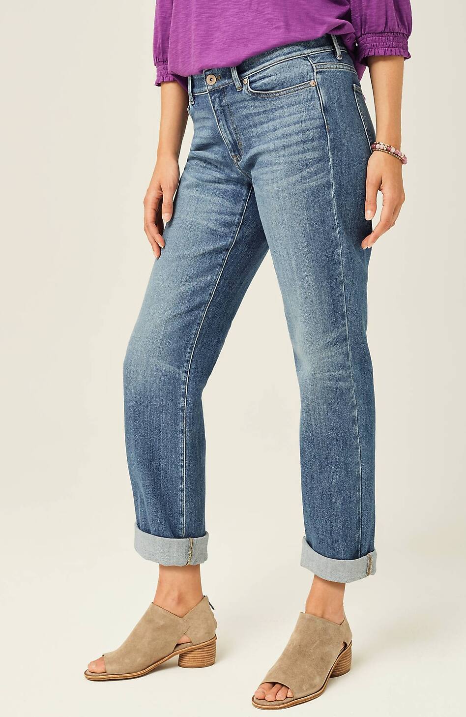 relaxed boyfriend jeans