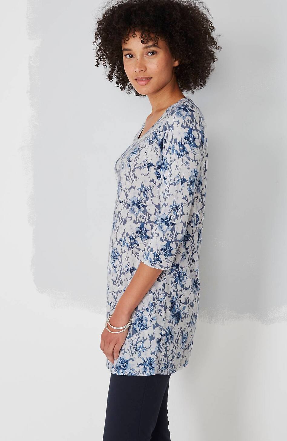 Pure Jill Ballet-Sleeve Tunic