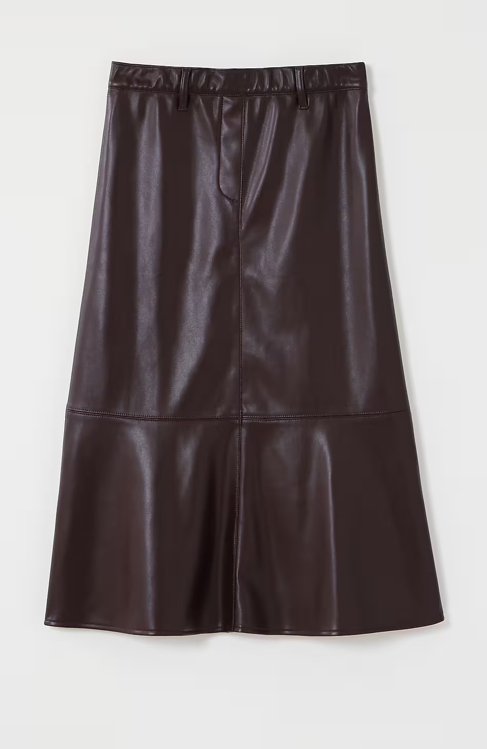 16162-Faux-Leather-Seamed-Skirt-4.jpg Faux-Leather Seamed Skirt