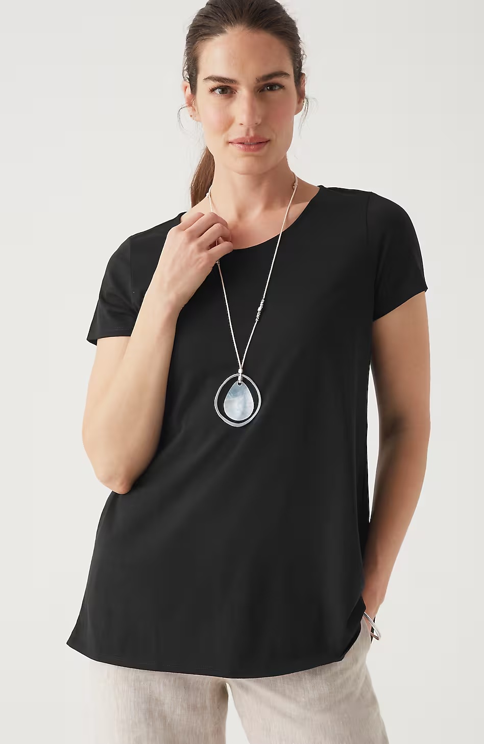 16592-Pure-Jill-Scoop-Neck-Elliptical-Tee-3.jpg Pure Jill Scoop-Neck Elliptical Tee