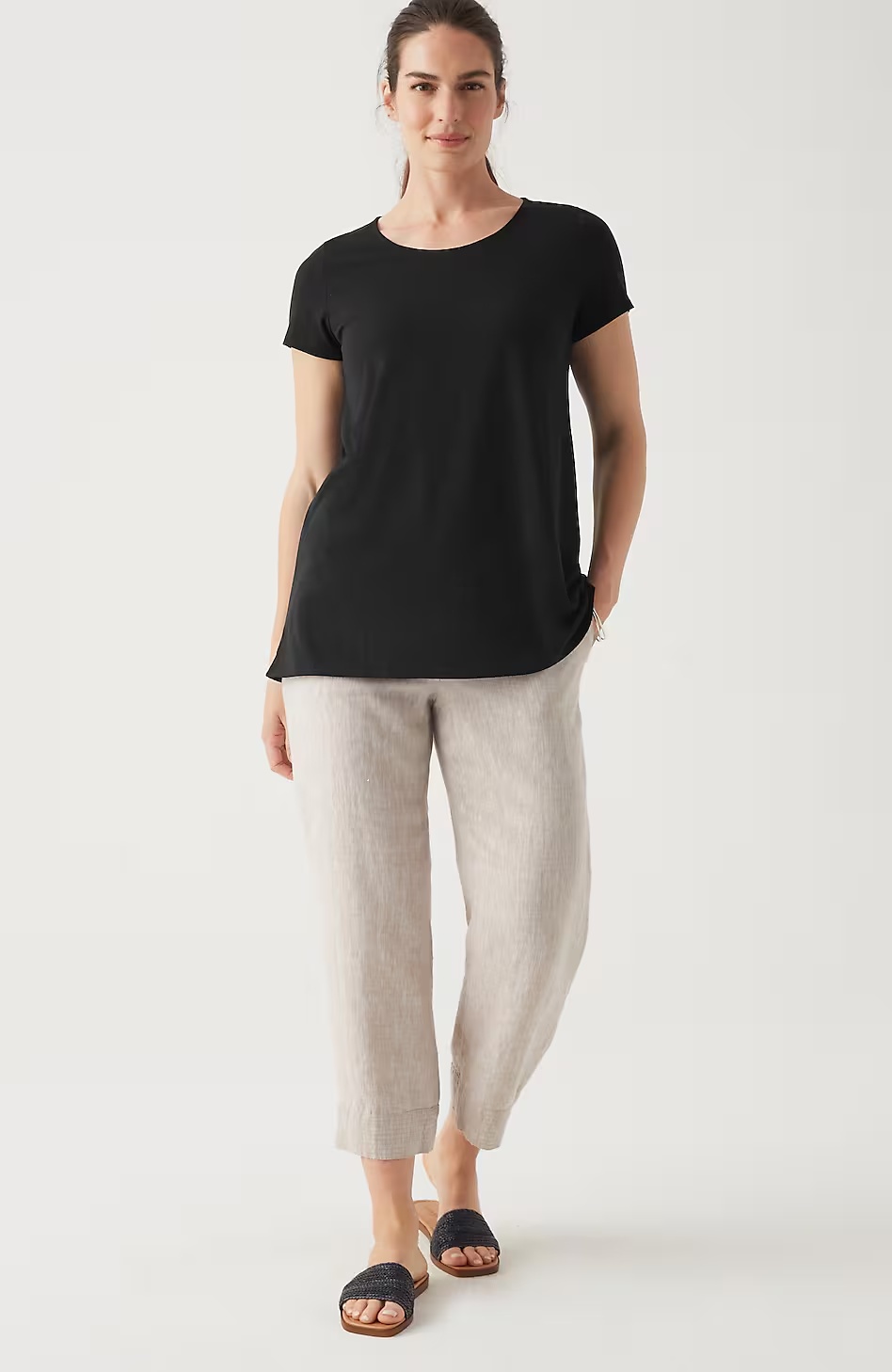 16592-Pure-Jill-Scoop-Neck-Elliptical-Tee-4.jpg Pure Jill Scoop-Neck Elliptical Tee