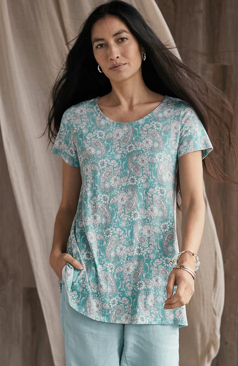 16592-Pure-Jill-Scoop-Neck-Elliptical-Tee-79.jpg Pure Jill Scoop-Neck Elliptical Tee