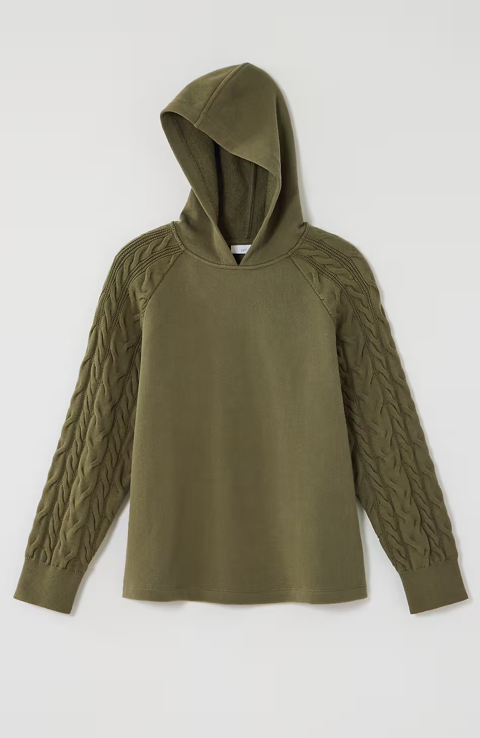 17508-French-Terry-u0026-Cable-Knit-Hoodie-3.jpg French Terry & Cable-Knit Hoodie
