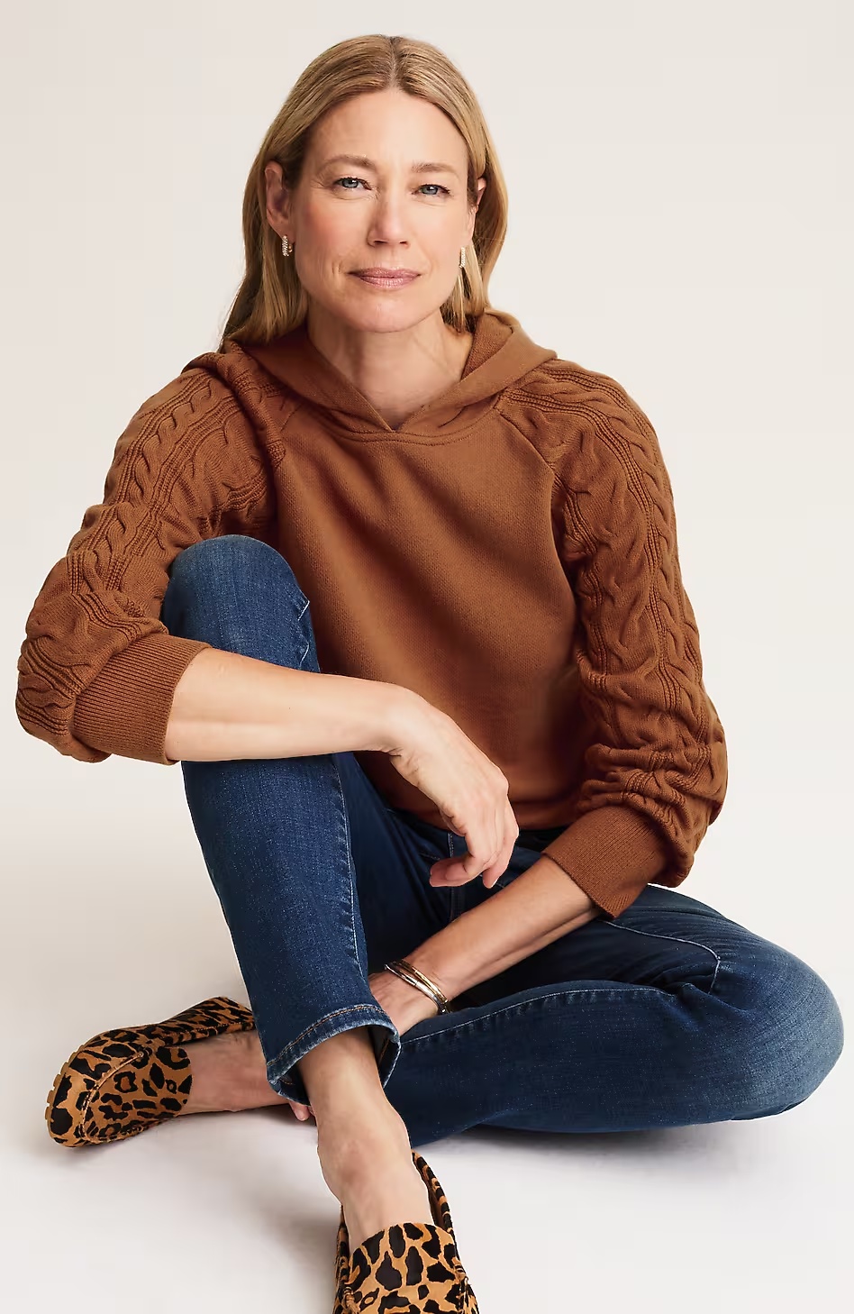 17508-French-Terry-u0026-Cable-Knit-Hoodie-6.jpg French Terry & Cable-Knit Hoodie