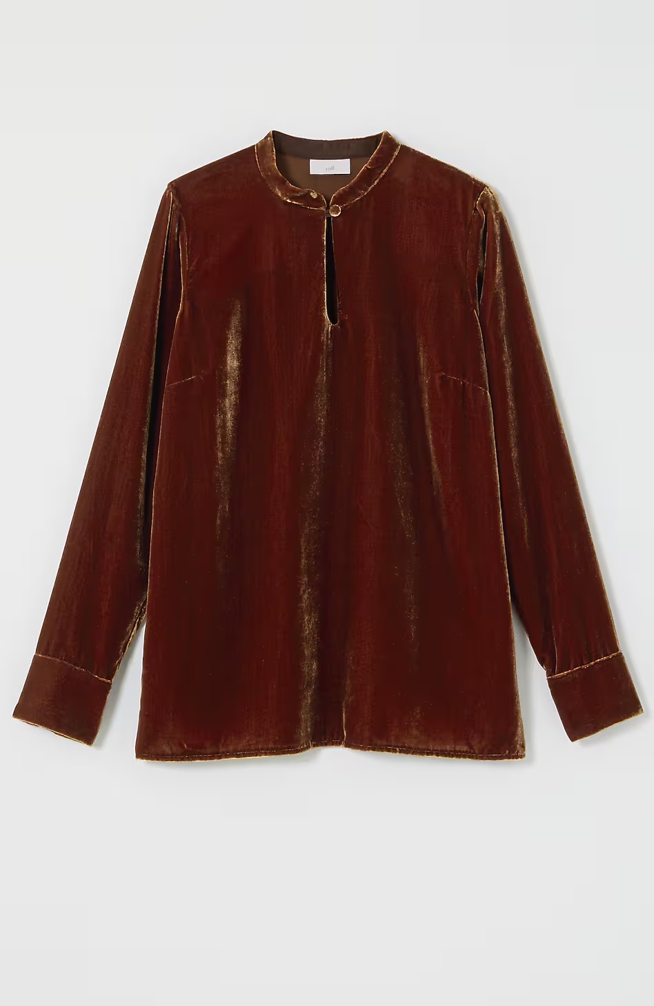 18024-Velvet-Stand-Collar-Top-11.jpg Velvet Stand-Collar Top