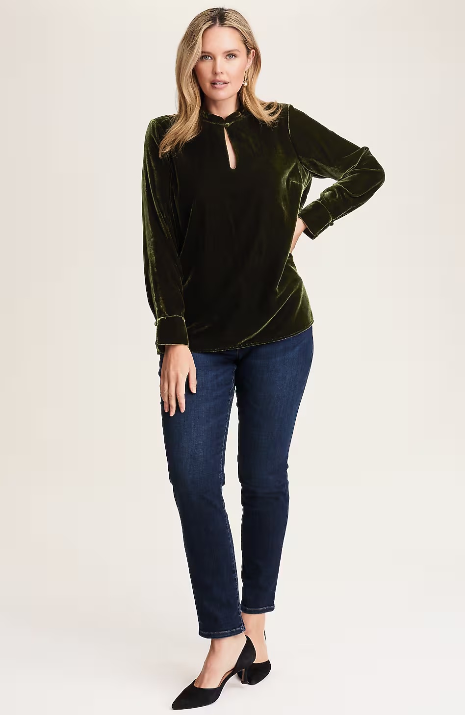 18024-Velvet-Stand-Collar-Top-5.jpg Velvet Stand-Collar Top