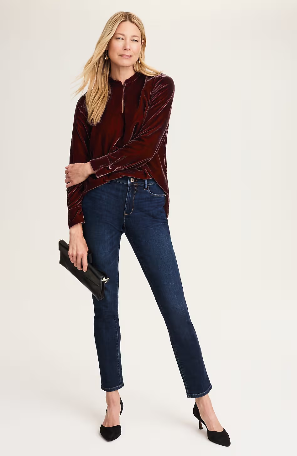 18024-Velvet-Stand-Collar-Top-7.jpg Velvet Stand-Collar Top