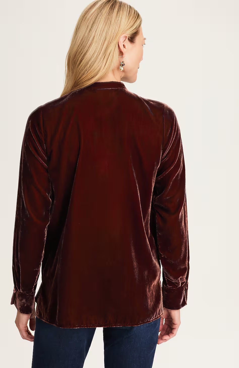 18024-Velvet-Stand-Collar-Top-8.jpg Velvet Stand-Collar Top