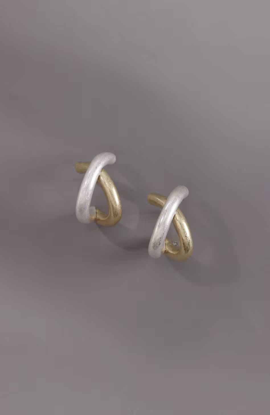 Modern Elements Crisscross Earrings