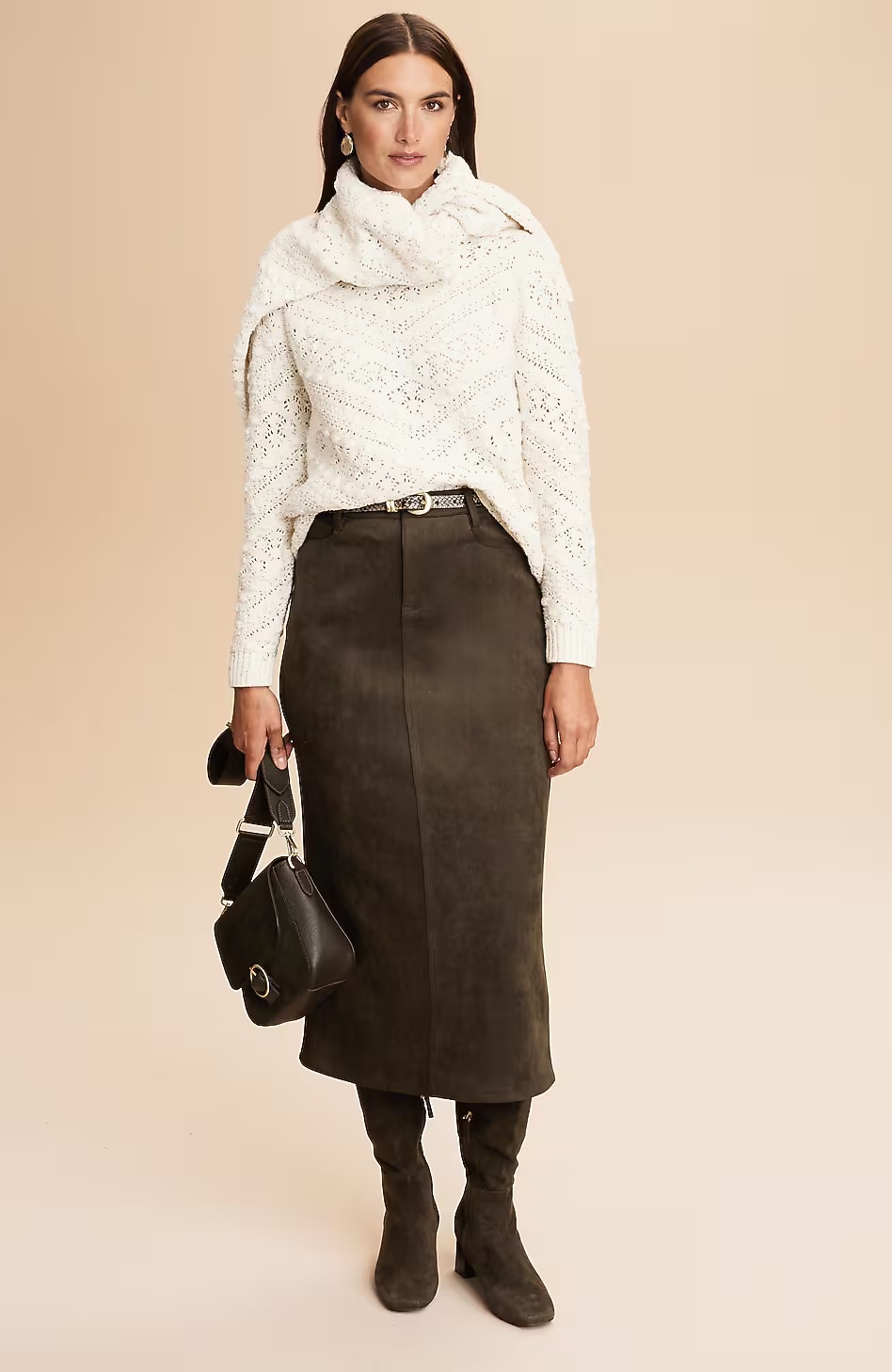 19131-Faux-Suede-Maxi-Skirt-1.jpg Faux-Suede Maxi Skirt