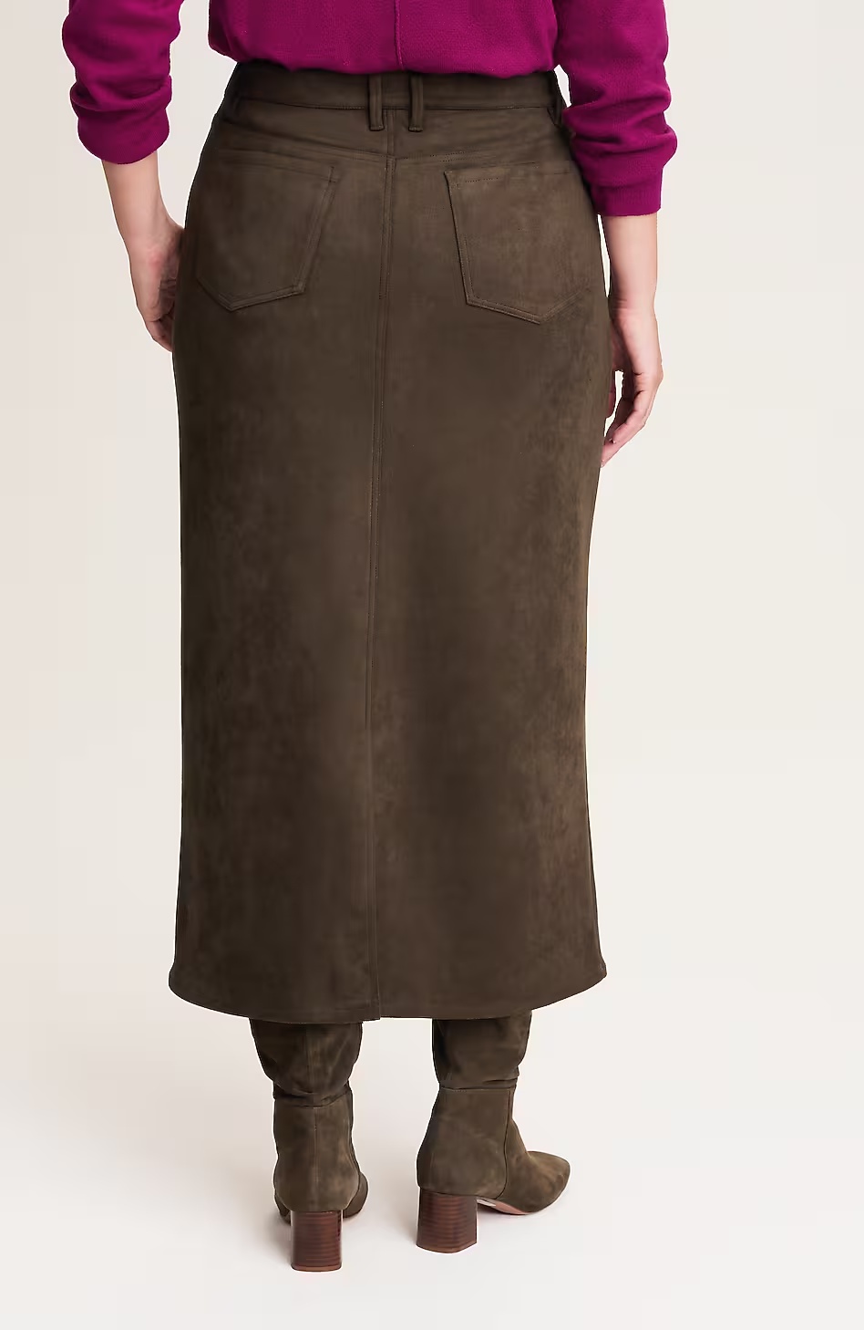 19131-Faux-Suede-Maxi-Skirt-2.jpg Faux-Suede Maxi Skirt