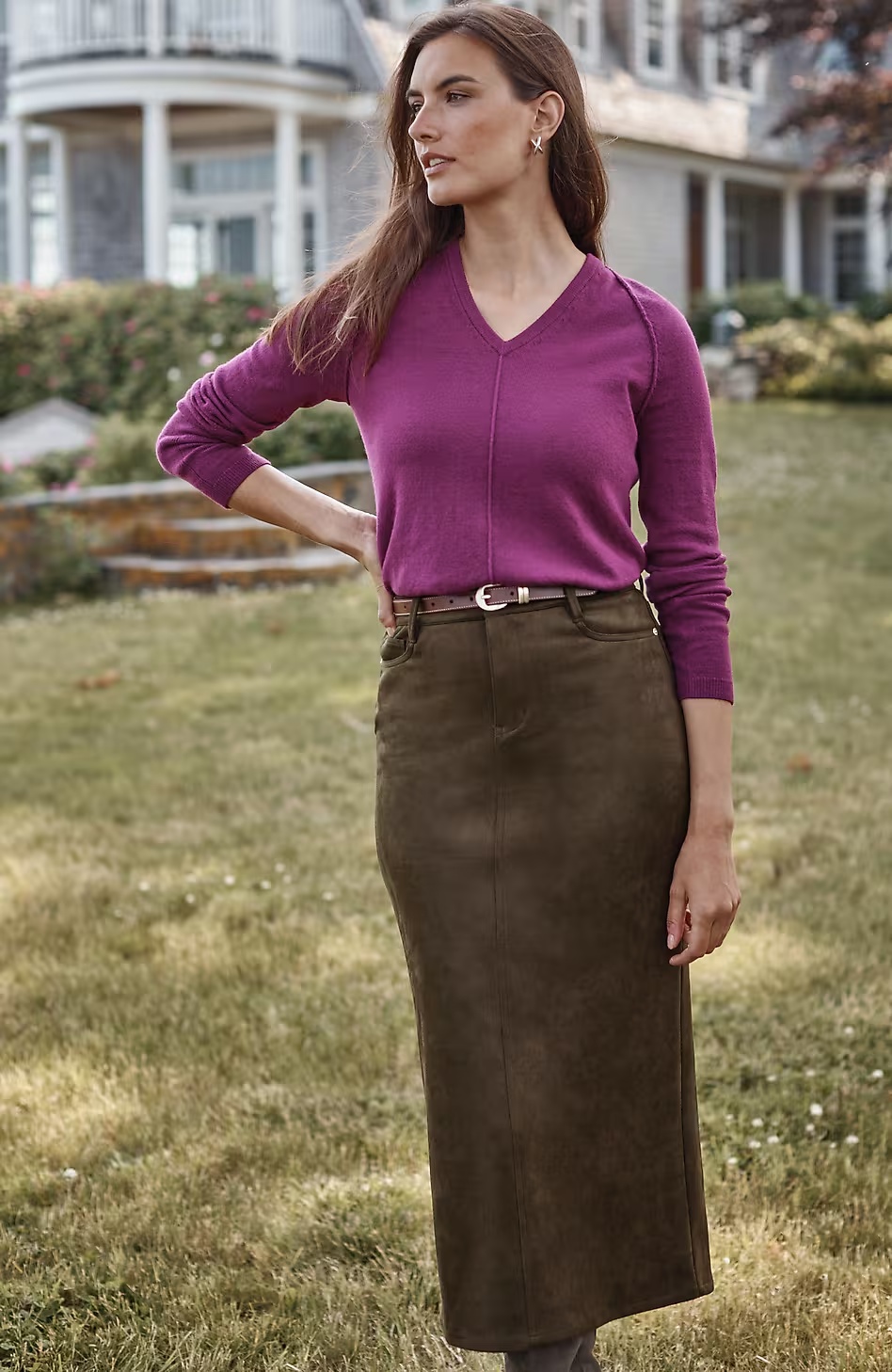 19131-Faux-Suede-Maxi-Skirt-4.jpg Faux-Suede Maxi Skirt