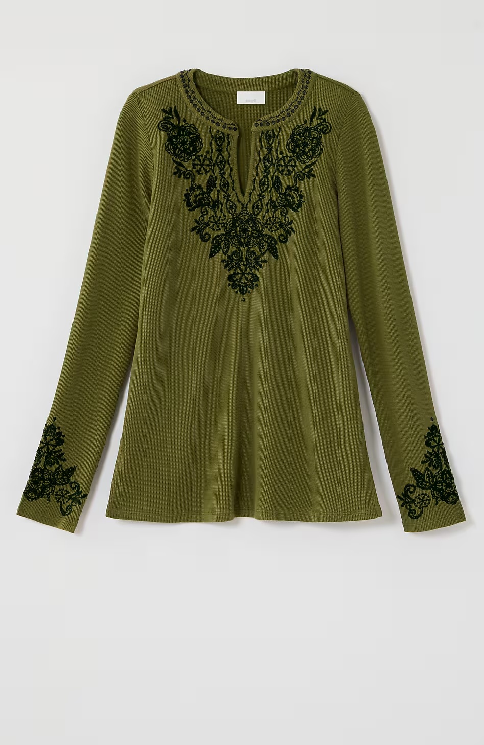 19268-Pure-Jill-Embroidered-Waffle-Top-3.jpg Pure Jill Embroidered Waffle Top