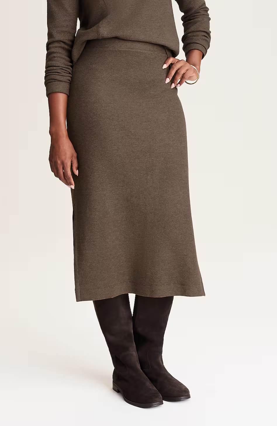 19427-Pure-Jill-Textured-Knit-Pull-On-Skirt-5.jpg Pure Jill Textured-Knit Pull-On Skirt