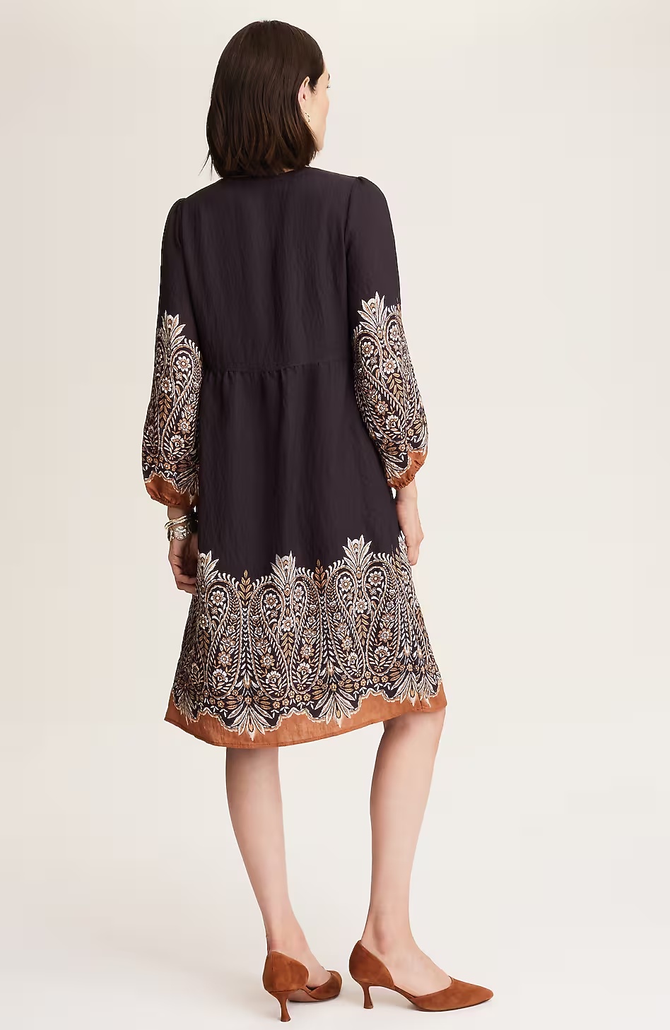 19706-Placed-Paisley-V-Neck-Dress-2.jpg Placed-Paisley V-Neck Dress