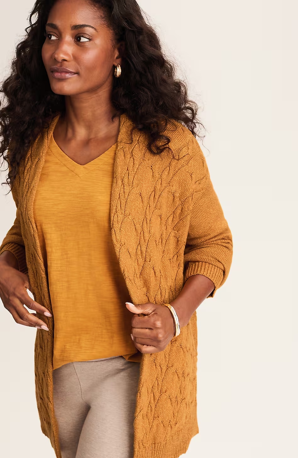 19866-Pure-Jill-Cabled-Open-Front-Cardi-5.jpg Pure Jill Cabled Open-Front Cardi