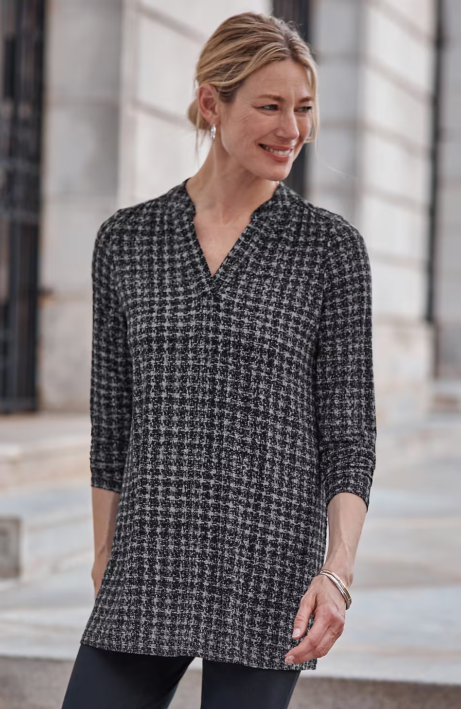 Wearever A-Line Shirred Tunic