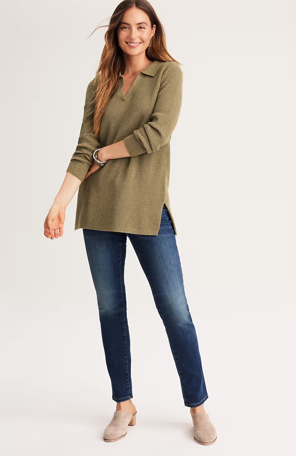20821-Textured-Johnny-Collar-Sweater-Tunic-2.jpg Textured Johnny-Collar Sweater Tunic