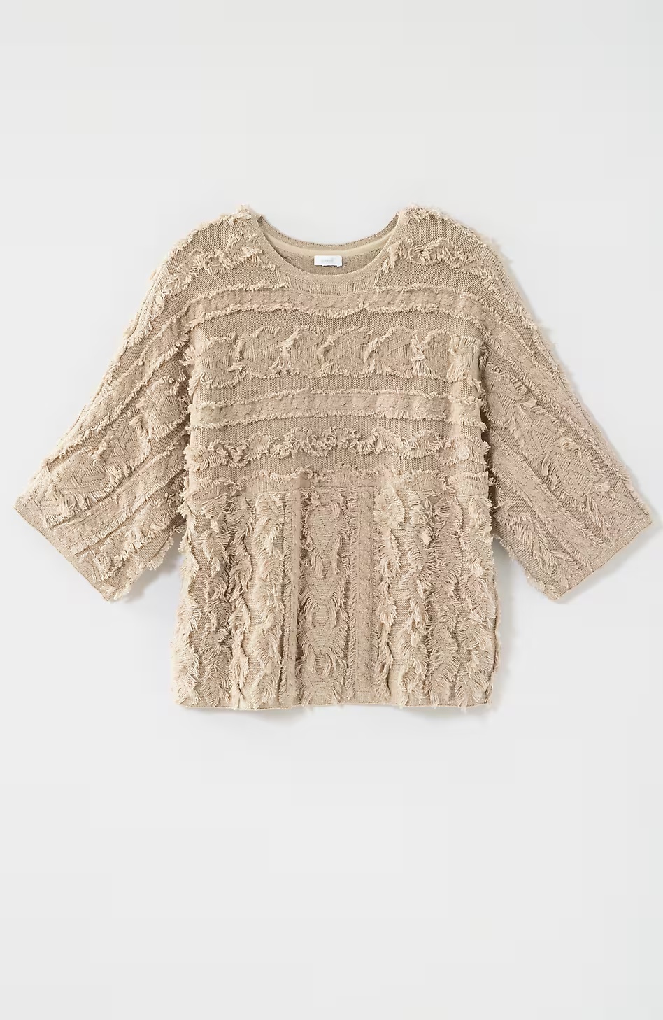 21179-Pure-Jill-Fringed-Jacquard-Sweater-4.jpg Pure Jill Fringed Jacquard Sweater