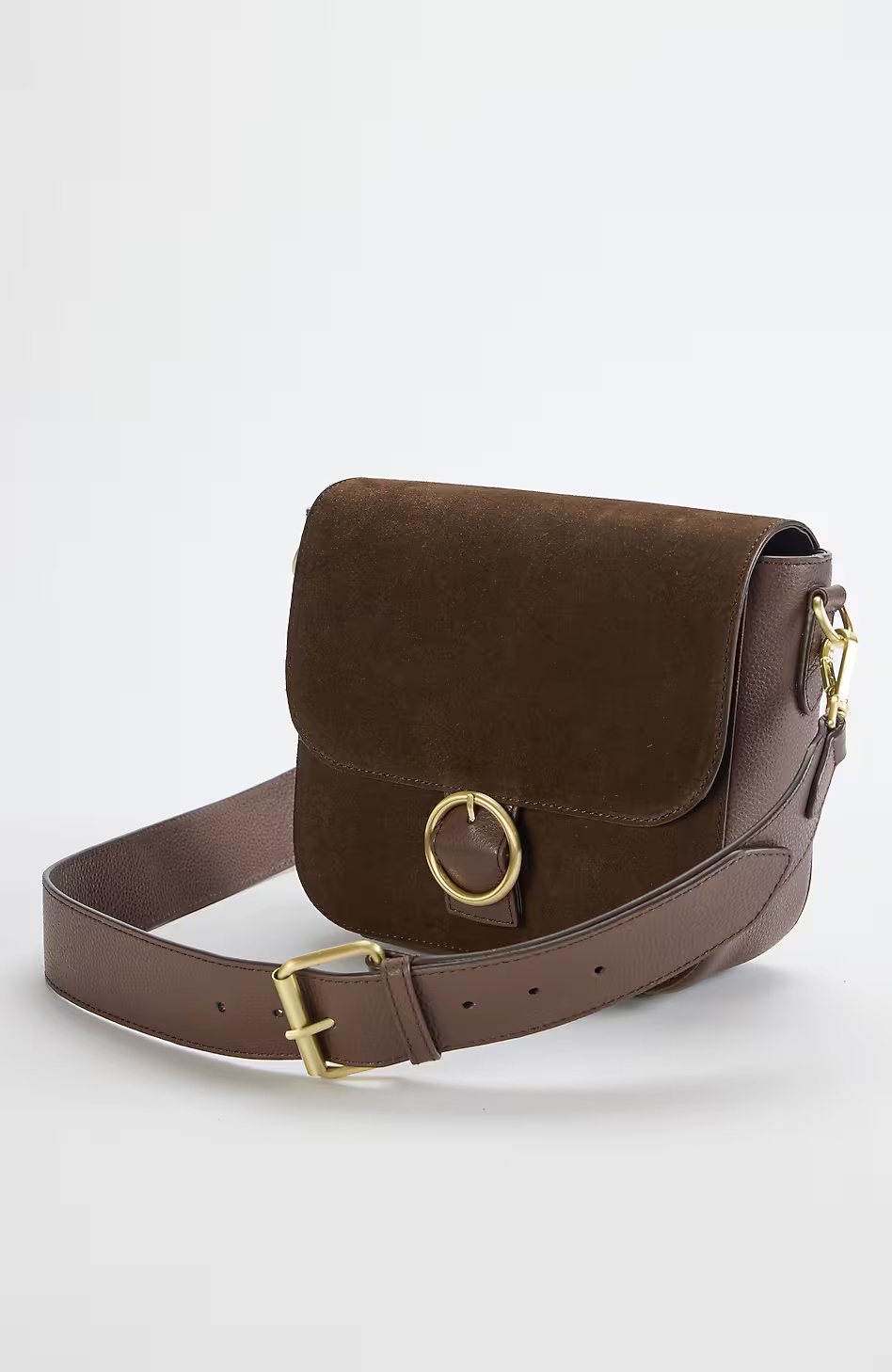 Suede & Leather Crossbody