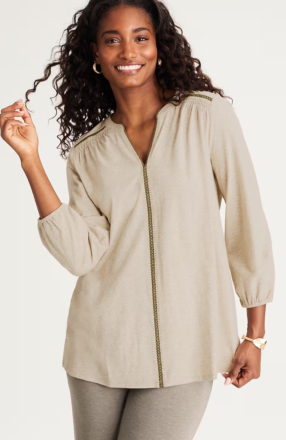 21339-Pure-Jill-Contrasting-Trim-Top-1.jpg Pure Jill Contrasting-Trim Top