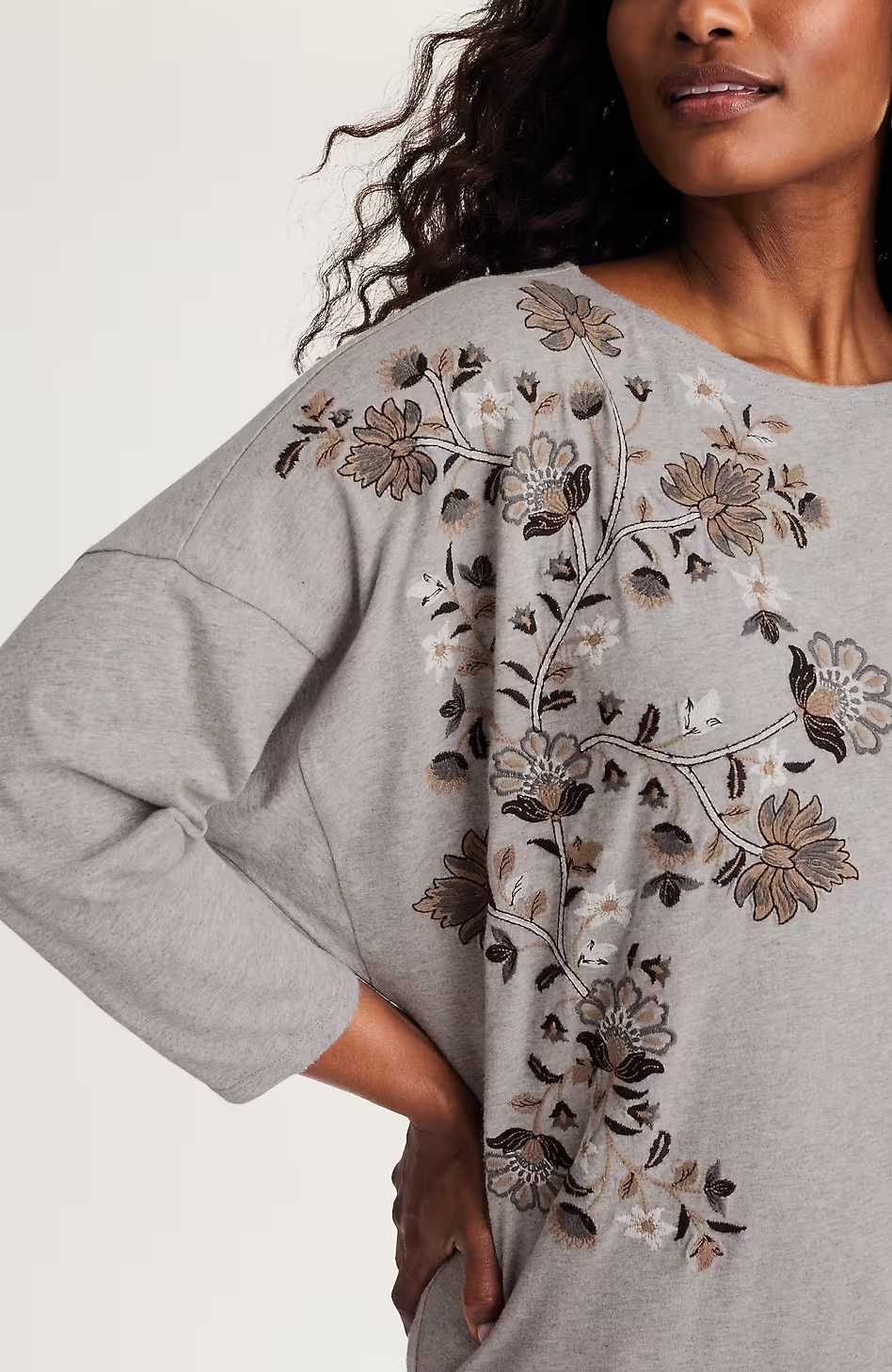 21379-Pure-Jill-Floral-Embroidered-Tee-3.jpg Pure Jill Floral-Embroidered Tee