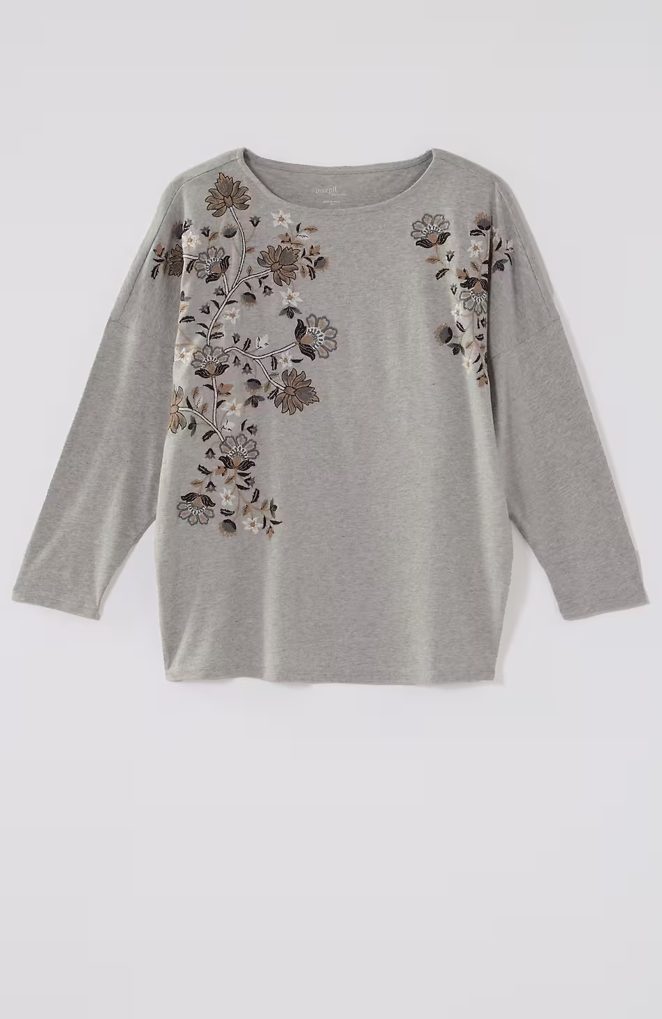 21379-Pure-Jill-Floral-Embroidered-Tee-4.jpg Pure Jill Floral-Embroidered Tee