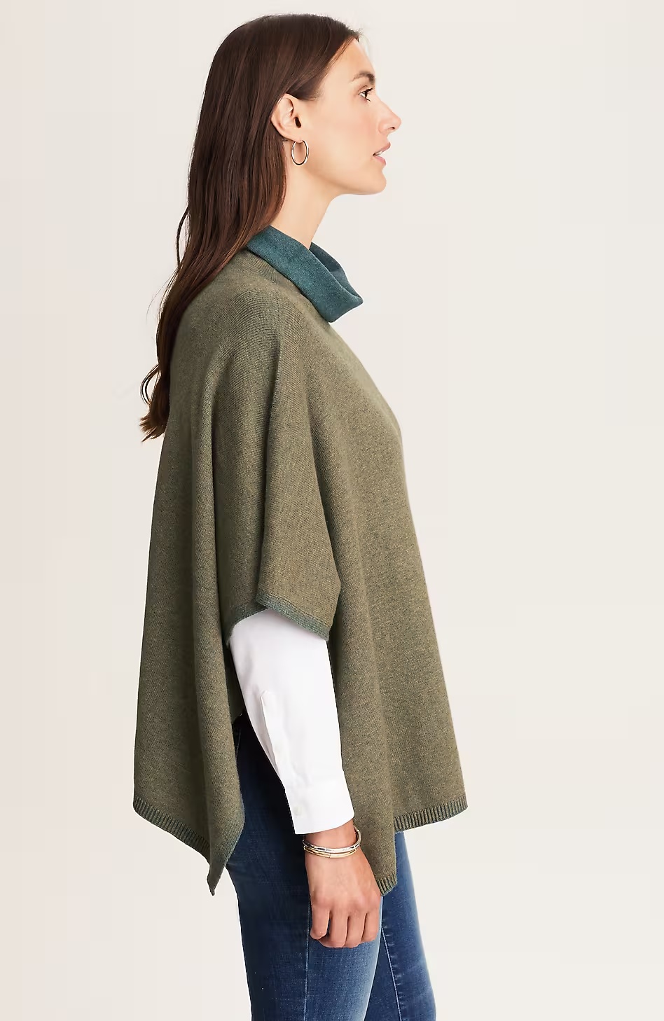 216-Two-Tone-Sweater-Poncho-11.jpg Two-Tone Sweater Poncho