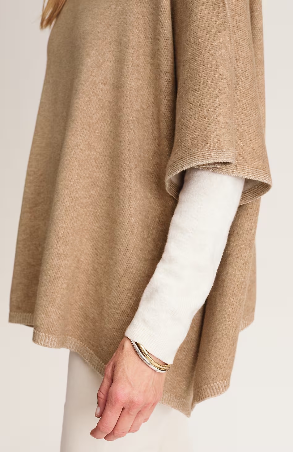 216-Two-Tone-Sweater-Poncho-5.jpg Two-Tone Sweater Poncho