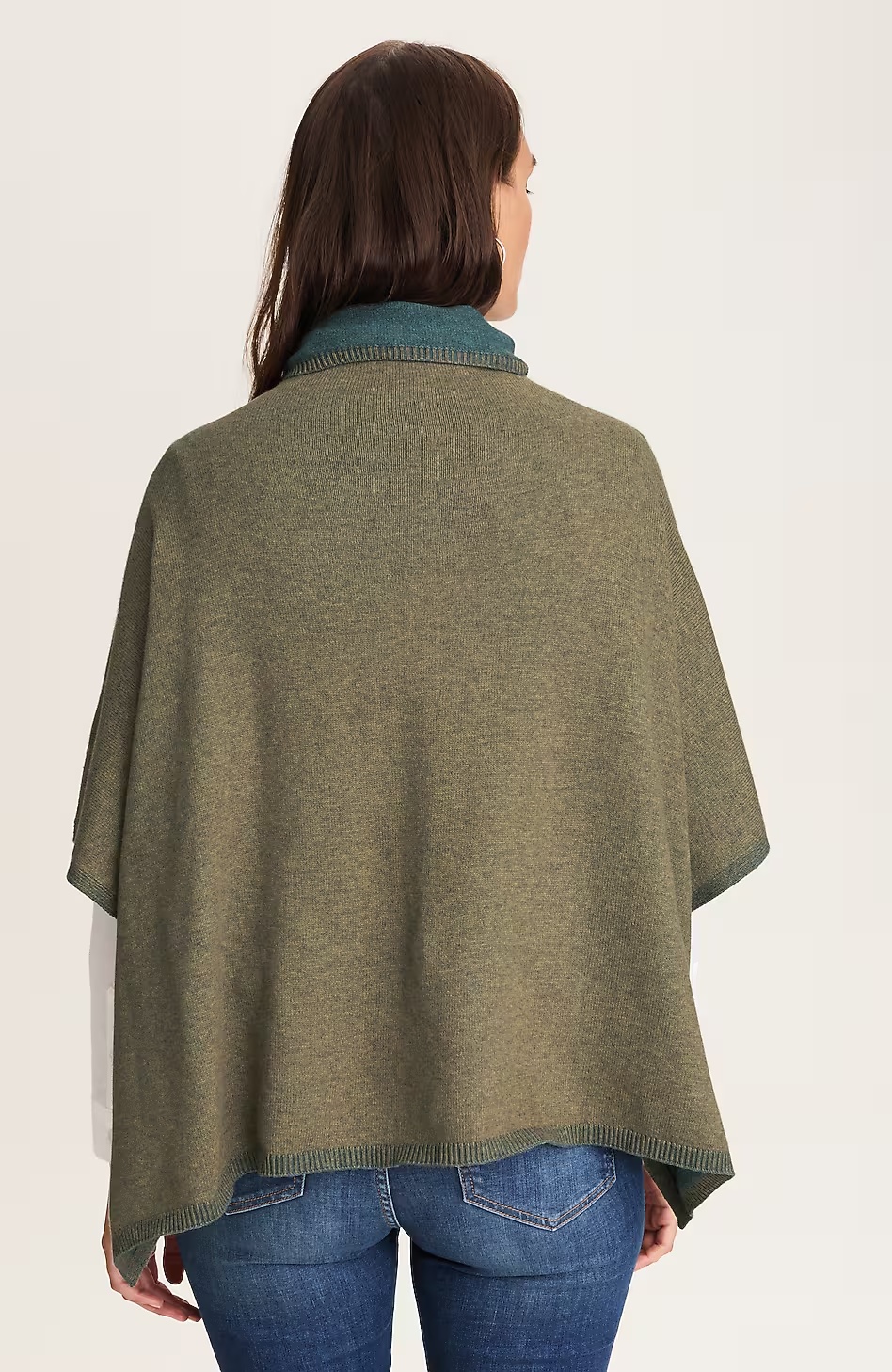 216-Two-Tone-Sweater-Poncho-7.jpg Two-Tone Sweater Poncho