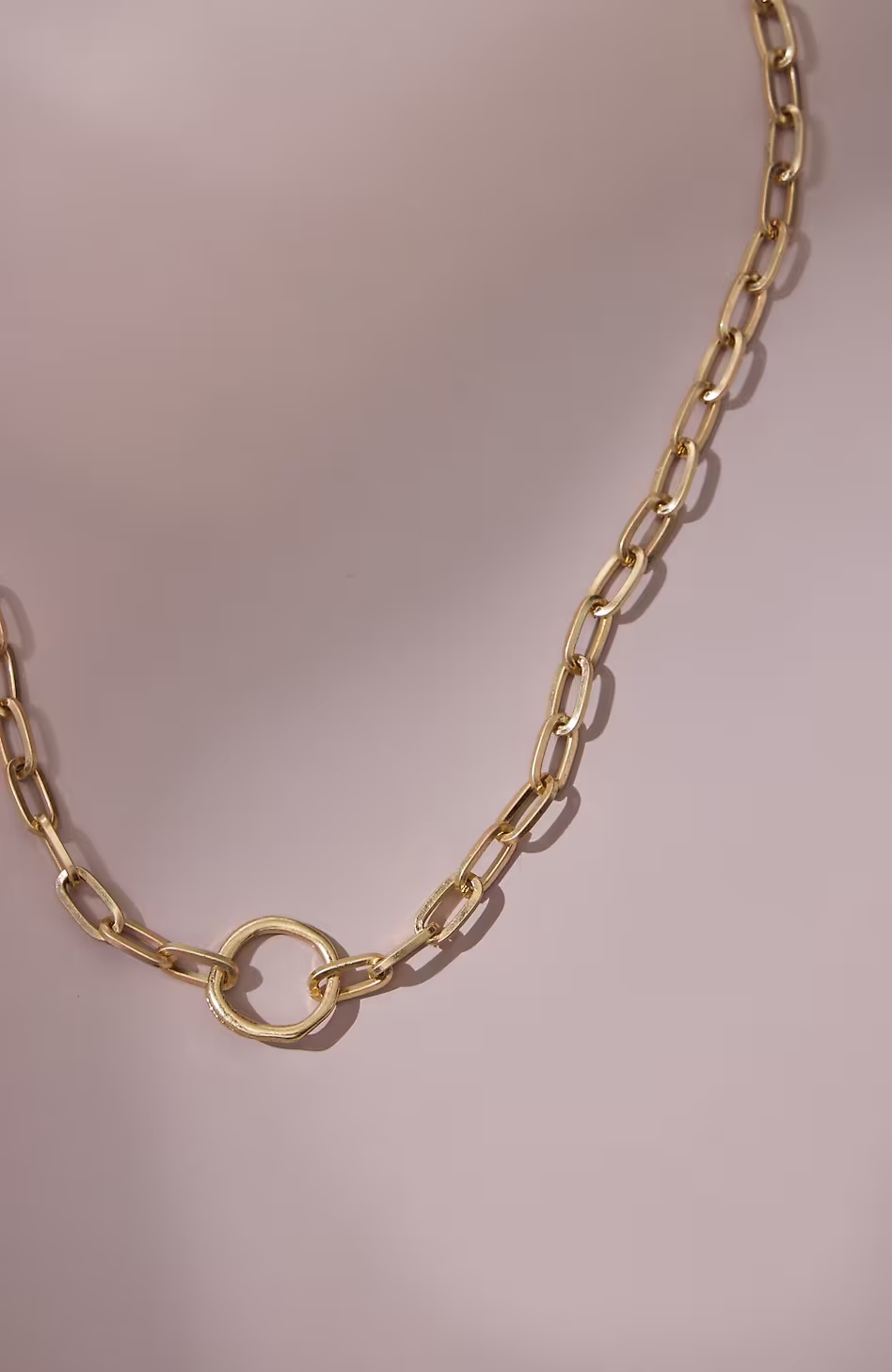 Goldtone Charm Necklace