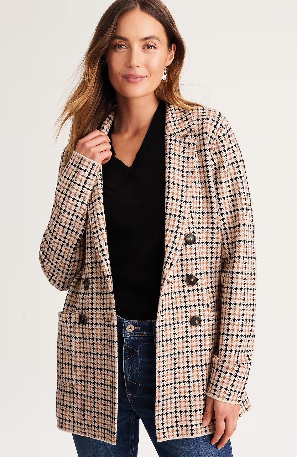 22190-Houndstooth-Jacquard-Knit-Sweater-Blazer-5.jpg Houndstooth Jacquard-Knit Sweater Blazer