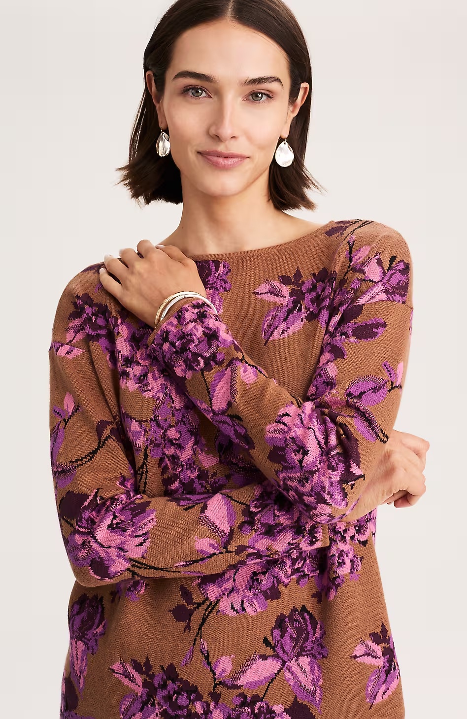 22348-Floral-Jacquard-Sweater-3.jpg Floral Jacquard Sweater