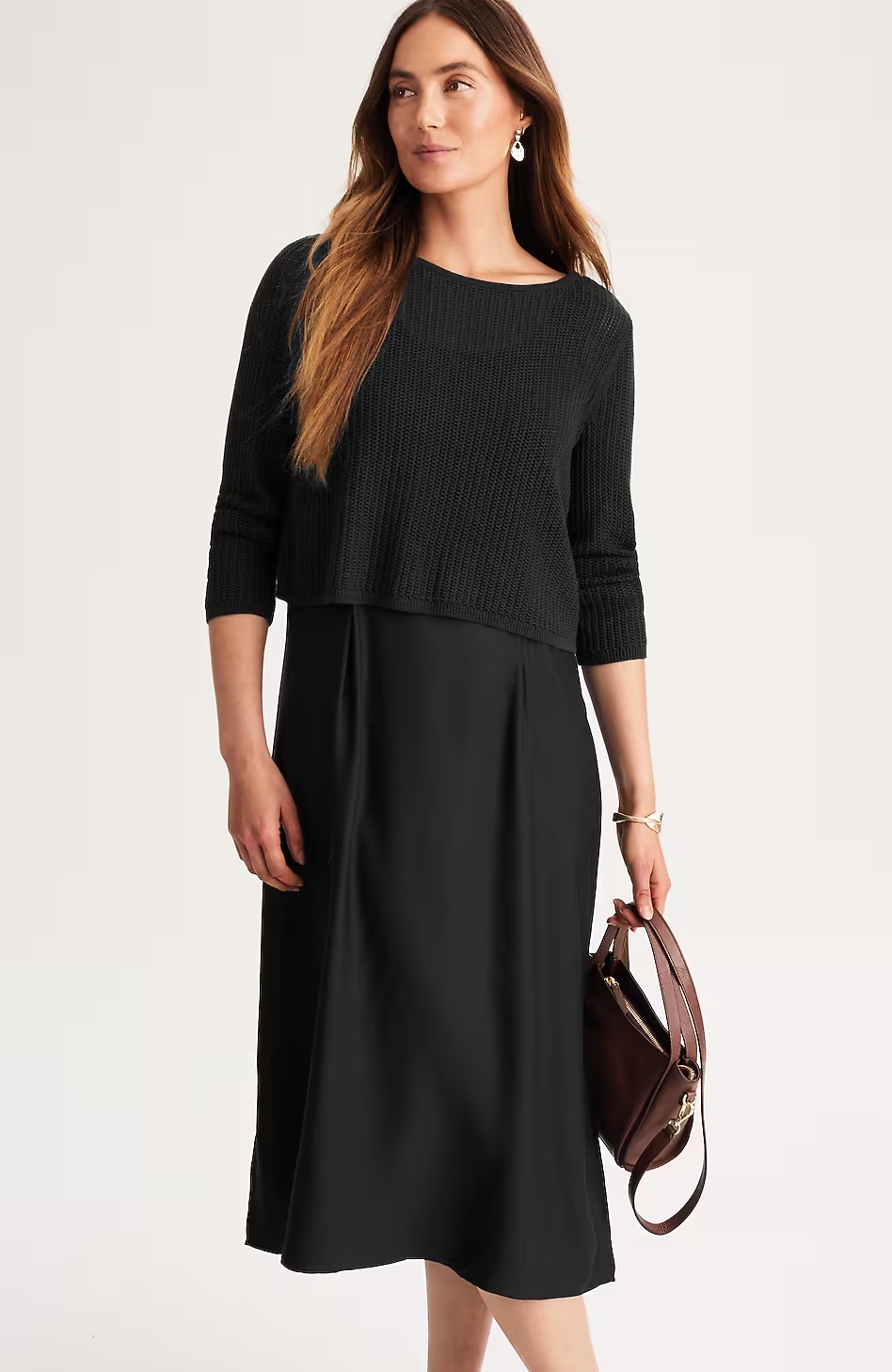 22587-Mixed-Media-Two-Piece-Sweater-Dress-1.jpg Mixed-Media Two-Piece Sweater Dress