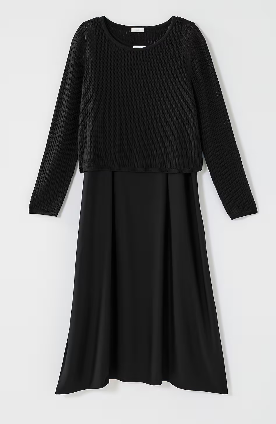 22587-Mixed-Media-Two-Piece-Sweater-Dress-5.jpg Mixed-Media Two-Piece Sweater Dress