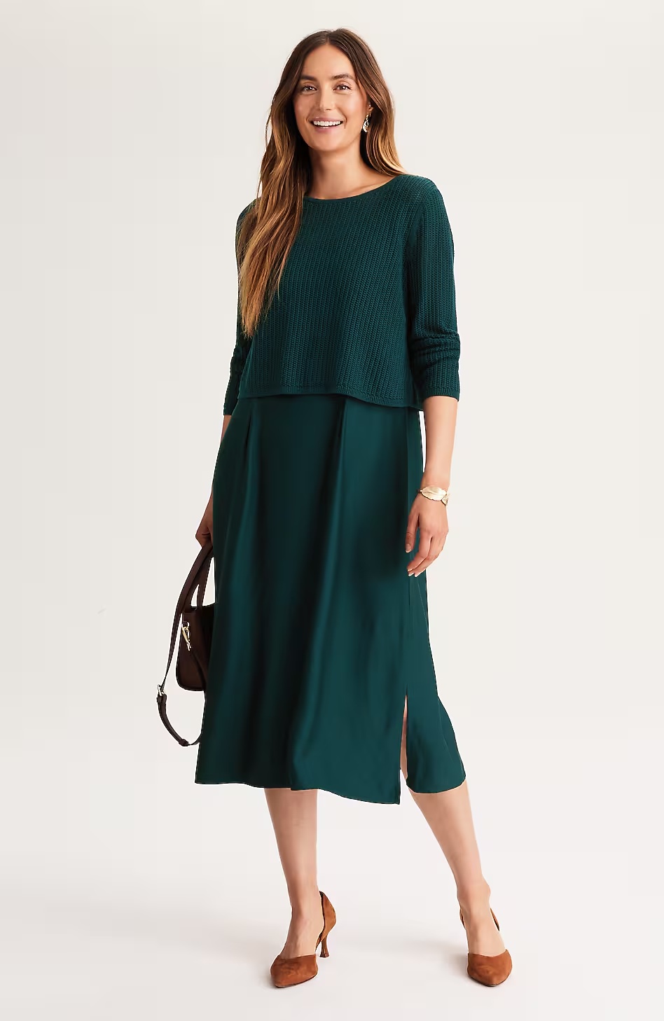 22587-Mixed-Media-Two-Piece-Sweater-Dress-7.jpg Mixed-Media Two-Piece Sweater Dress