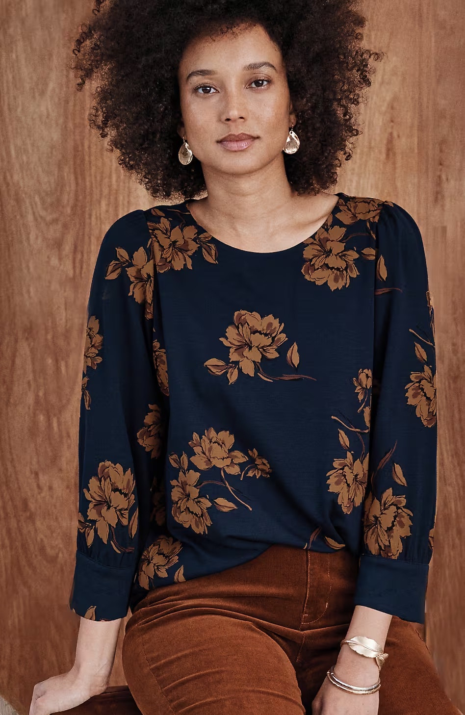 Ponte Knit Blouse