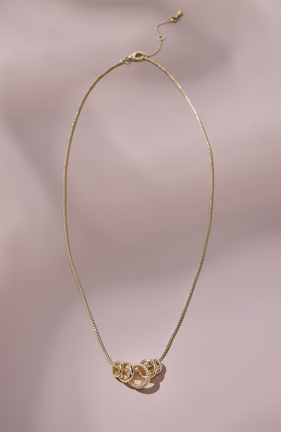 Compassion Fund Five Golden Rings Necklace