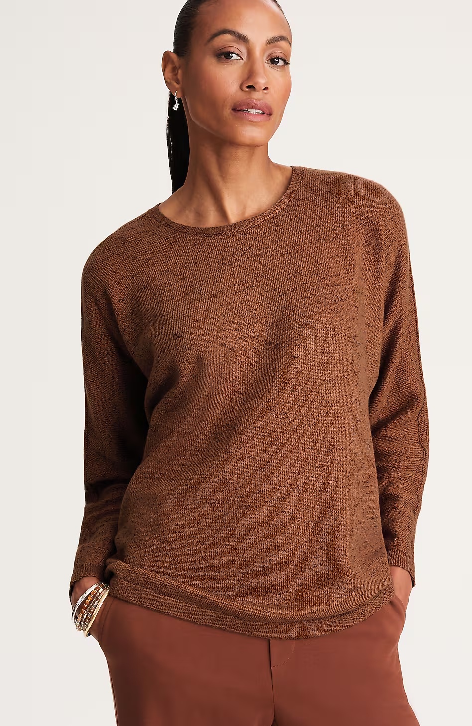 Wearever Marled Dolman Sweater
