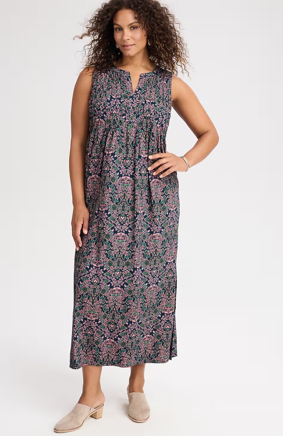 28066-Pintucked-Sleeveless-Dress-6.jpg Pintucked Sleeveless Dress
