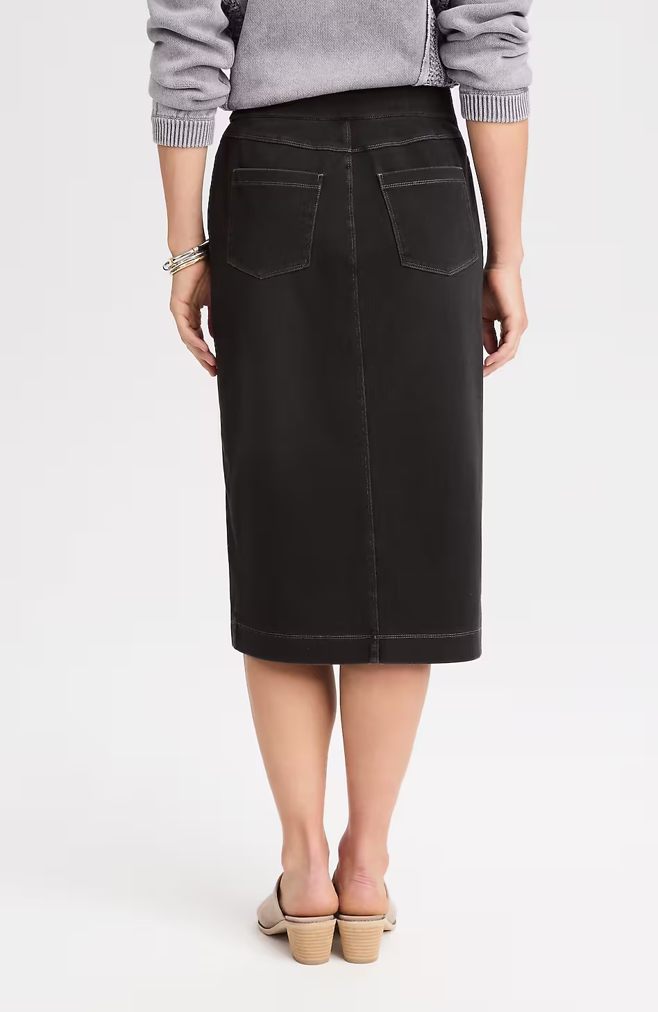28975-Pure-Jill-Washed-Denim-Knit-Skirt-3.jpg Pure Jill Washed-Denim Knit Skirt